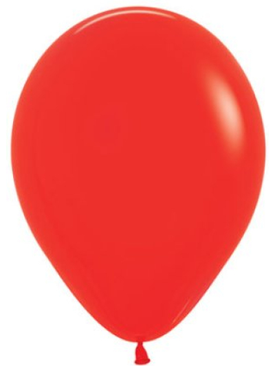 SEMPERTEX 5" ROUND FASHION RED BALLOONS