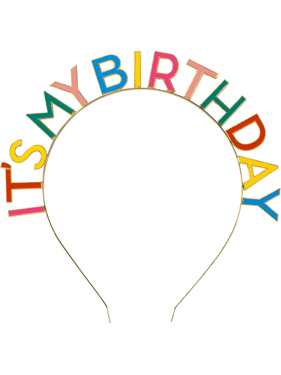 UNIQUE ENAMEL IT'S MY BIRTHDAY HEADBAND