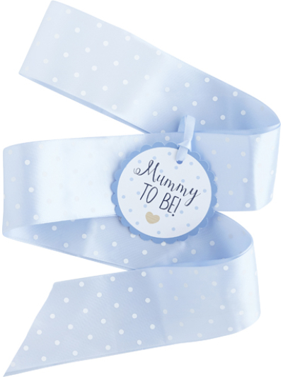 BLUE MUM TO BE SASH