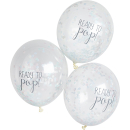 READY TO POP BALLOONS UNISX CONFETTI PK5