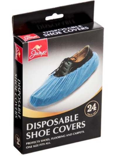 DISPOSABLE SHOE COVER 24PK