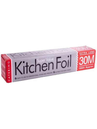 ESSENTIAL EXTRA VALUE KITCHEN FOIL: EXTRA LONG 30M