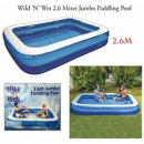 WILD & WET 2.6 M JUMBO PADDLING POOL