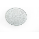 SIFCON 10CM SILVER GLITTER CANDLE PLATE