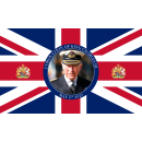 KING CHARLES IMAGE 3FT X 2FT FLAG POLE FIXING