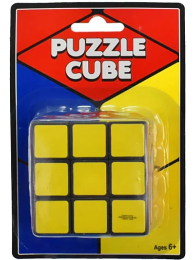 PUZZLE CUBE ON BLISTER CARD
