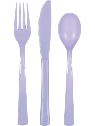 UNIQUE AST LAVENDER CUTLERY 18PC