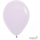 SEMPERTEX 12IN ROUND PASTEL MATTE LILAC BALLOONS PK50