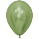 SEMPERTEX 12IN ROUND REFELX LIME GREEN BALLOONS PK50