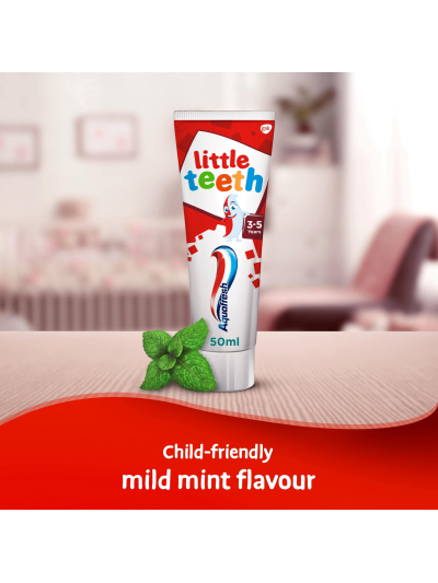 AQUAFRESH LITTLE TEETH GENTLE MINT TOOTHPASTE, 50ML