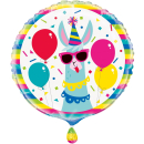 UNQIUE 18" LLAMA BIRTHDAY FOIL BALLOON