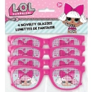 UNIQUE LOL PINDOT NOVELTY GLASSES PK4