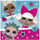 UNIQUE LOL SUPRISE LUN NAPKINS PK16