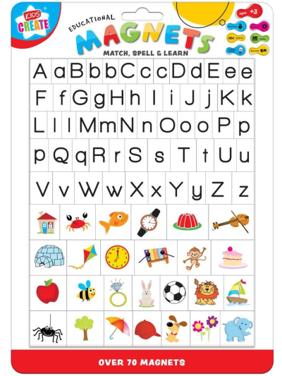 EDUCATIONAL - MAGNETS LETTERS SHEET