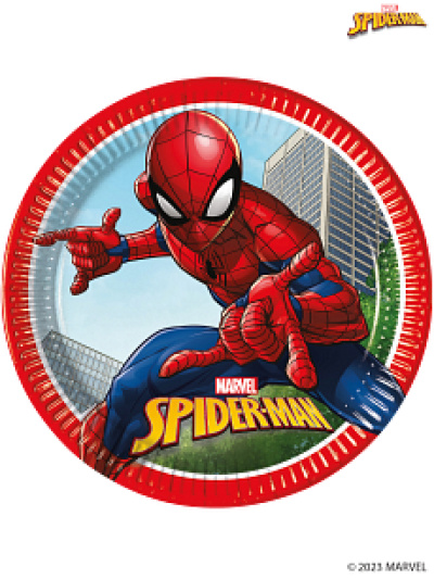 MARVEL'S SPIDERMAN PAPER PLATES 23CM PK8