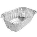 265X140X67MM OVAL SHAPE FOIL LOAF PANS PK4