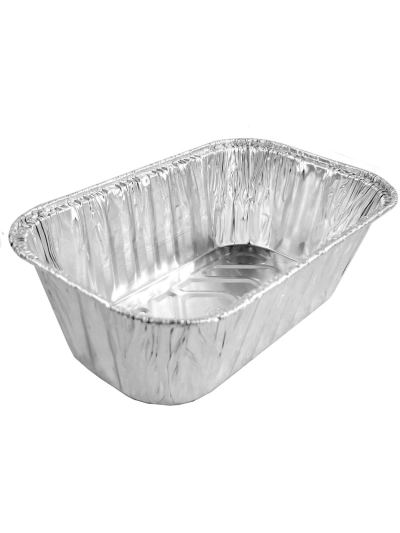 265X140X67MM OVAL SHAPE FOIL LOAF PANS PK4
