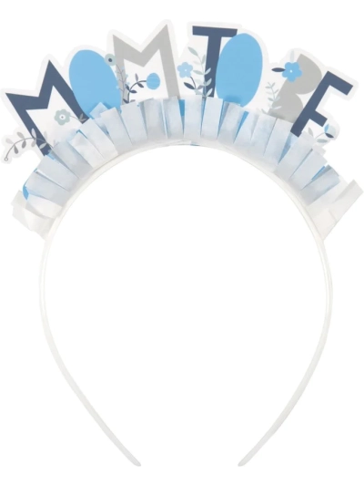 UNIQUE BLUE MOM TO BE HEAD BAND