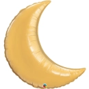 GOLD CRESCENT MOON 35 INCH FOIL.