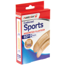 MASTERPLAST CUSHIONED SPORTS ASSORTED PLASTERS 40PK 2 SIZES