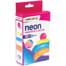 MASTERPLAST NEON ASSORTED PLASTERS 80PK:4 SIZES