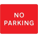TIN PLATE NO PARKING SIGN