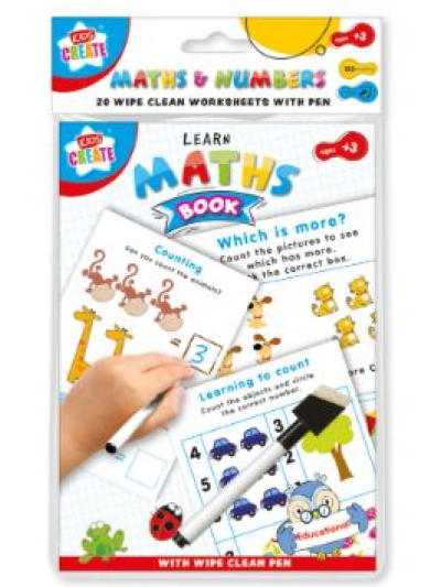 EDUCATIONAL A5 WIPE CLEAN BOOK NUMBERS