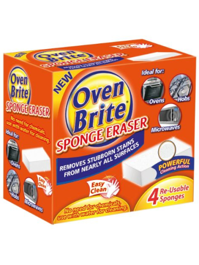 OVEN BRITE SPONGE ERASER 4PK