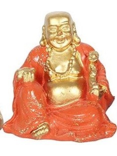 SIFCON 4X4IN LUCKY BUDDHA (Orange and Gold)