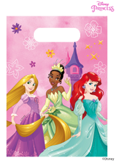 DISNEY PRINCESS PARTY BAGS PK6