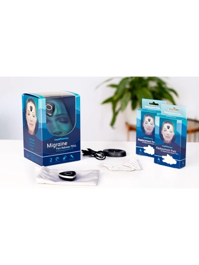 LP MIGRAINE PAIN RELIEVER TENS WITH REPLACEMENT PAD