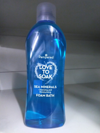 PAMPERED LOVE TO SOAK SEA MINERALS FOAM BATH,1L