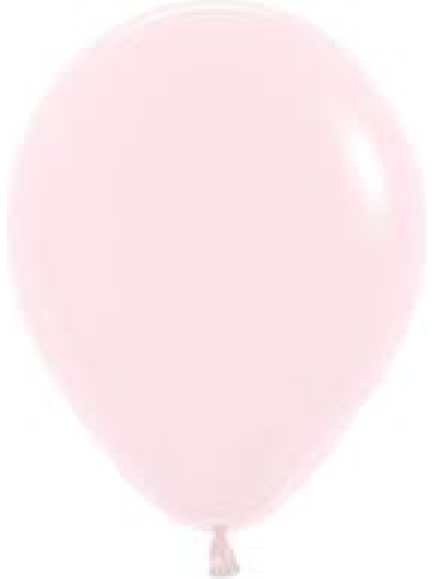 SEMPERTEX 12" ROUND PASTEL MATTE PINK BALLOONS PK50