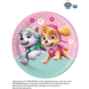 PAW PATROL SKYE & EVEREST PAPER PLATES 23CM PK8