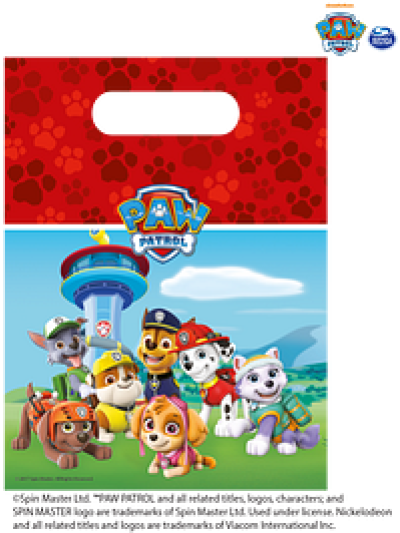 PAW PATROL PARTY BAGS PK6
