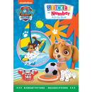 PAW PATROL STICKER BY NUMBER BOOK