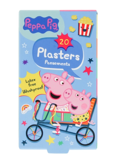 PEPPA PIG 20 PLASTERS LATEX FREE WASHPROOF