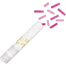 UNIQUE HELLO BABY PINK CONFETTI CANNON