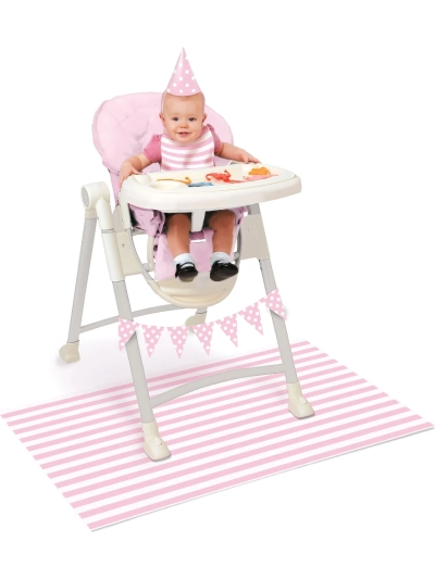 UNIQUE PINK BIRTHDAY HIGH CHAIR KIT