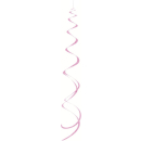 UNIQUE LOVELY PINK PLASTIC SWIRL DECORATION