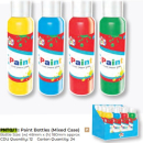 ACT. REGULAR  PAINT  MIXED RED, GREEN ,YELLOW & BLUE 250ML