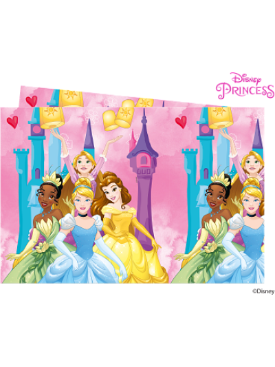 DISNEY PRINCESS PLASTIC TABLE COVER 1CT