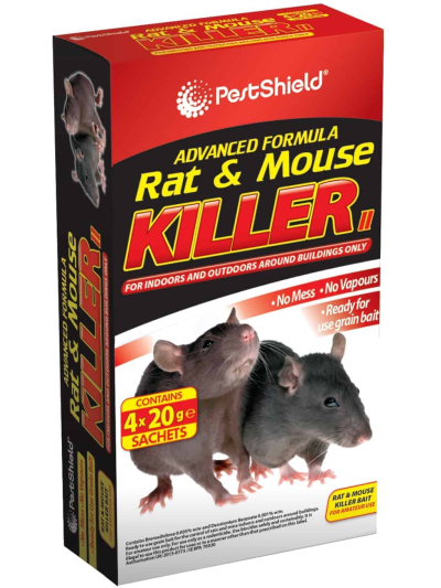 RAT & MOUSE KILLER ADV FORMULA 4X20GM
