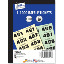 JUST STATIONERY 1-1000 RAFFLE TICKET SOLD SINGLE BOOK