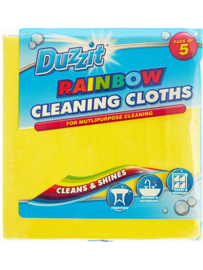 DUZZIT RAINBOW CLOTH PACK OF 5