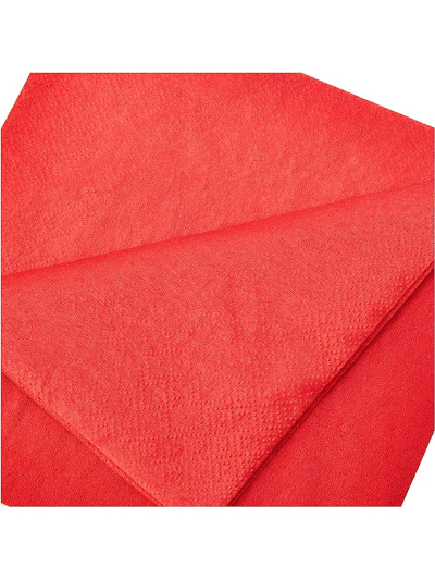 SWANTEX RED NAPKINS PK125 40CM 2PLY