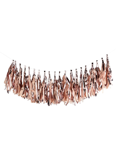ROSE GOLD TASSEL GARLAND 3M