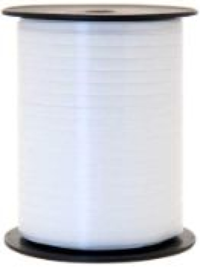 APAC 5MMX500M SNOW WHITE CURLING RIBBON