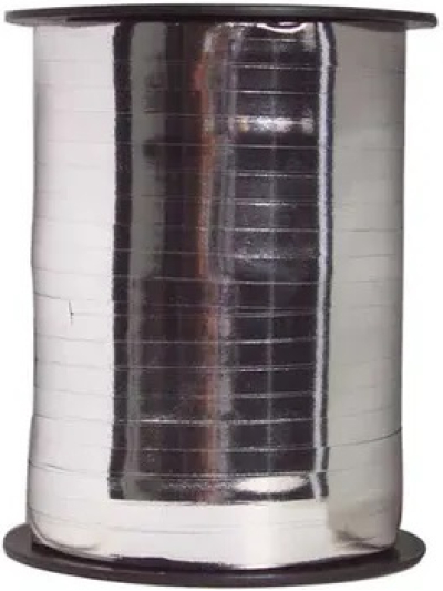 APAC 5MMX250M SILVER METALLIC CURLING RIBBON