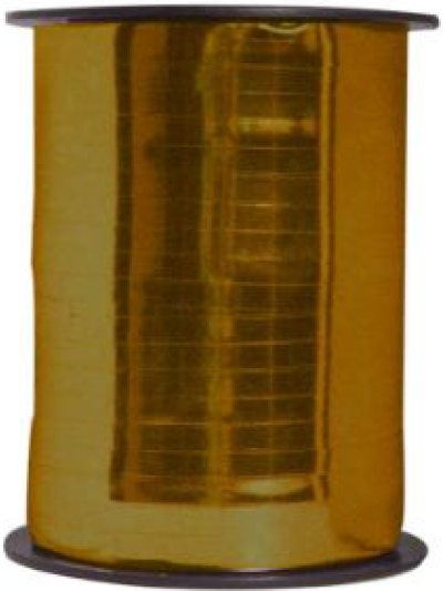 APAC 5MMX250M GOLD METALLIC CURLING RIBBON